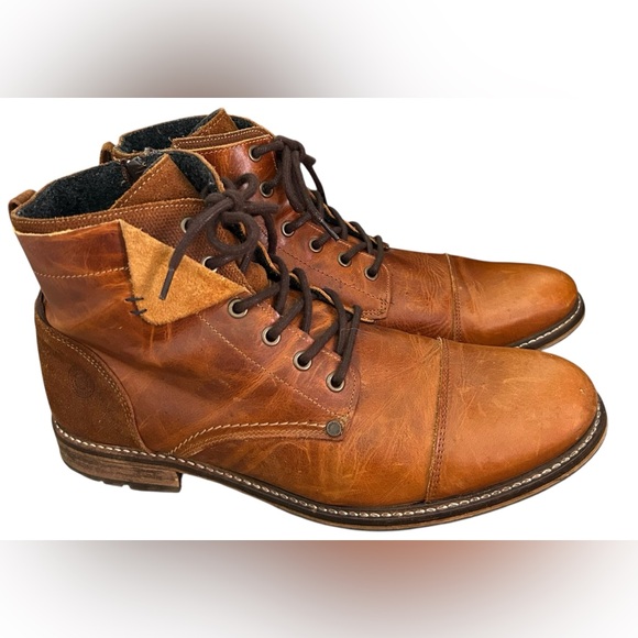 Men’s Bullboxer Kelden Cap Toe Leather Boots SZ 12 - Picture 3 of 6